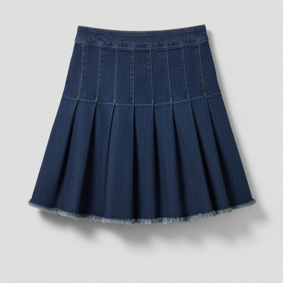 Celebrity Pink Dresses & Skirts - Celebrity Pink Dark Blue Skater Skirt